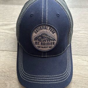 Brooks National Park Mount Rainer Navy Trucker Cap